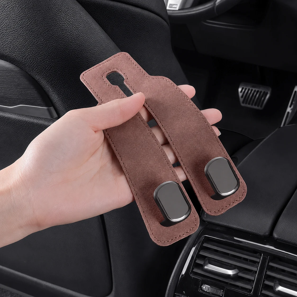 🌟😍 Nur heute: 80 % Rabatt 💰 | Luxus-Doppelhaken für Auto-Kopfstützen – Mehr Ordnung & Stil im Auto! 🚗✨ - Image 8