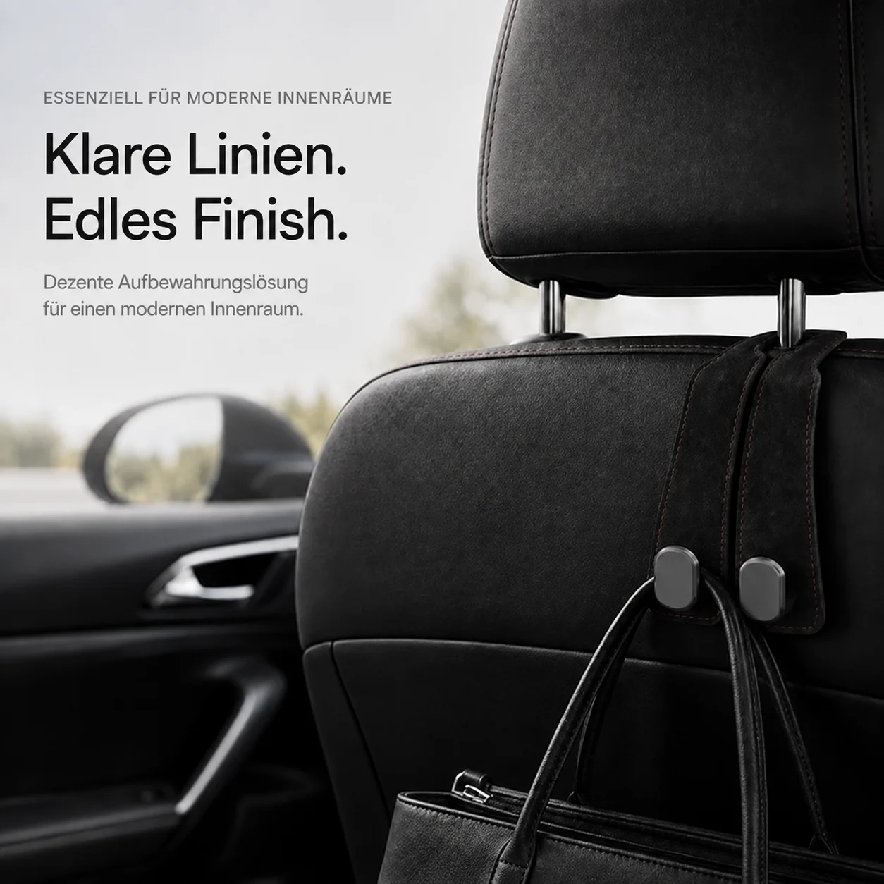 🌟😍 Nur heute: 80 % Rabatt 💰 | Luxus-Doppelhaken für Auto-Kopfstützen – Mehr Ordnung & Stil im Auto! 🚗✨ - Image 6